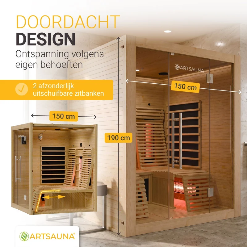 Sauna infrarouge Helsinki 150