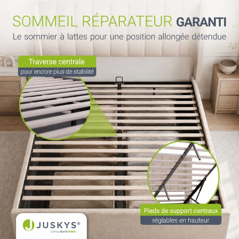 Lit rembourré Savona