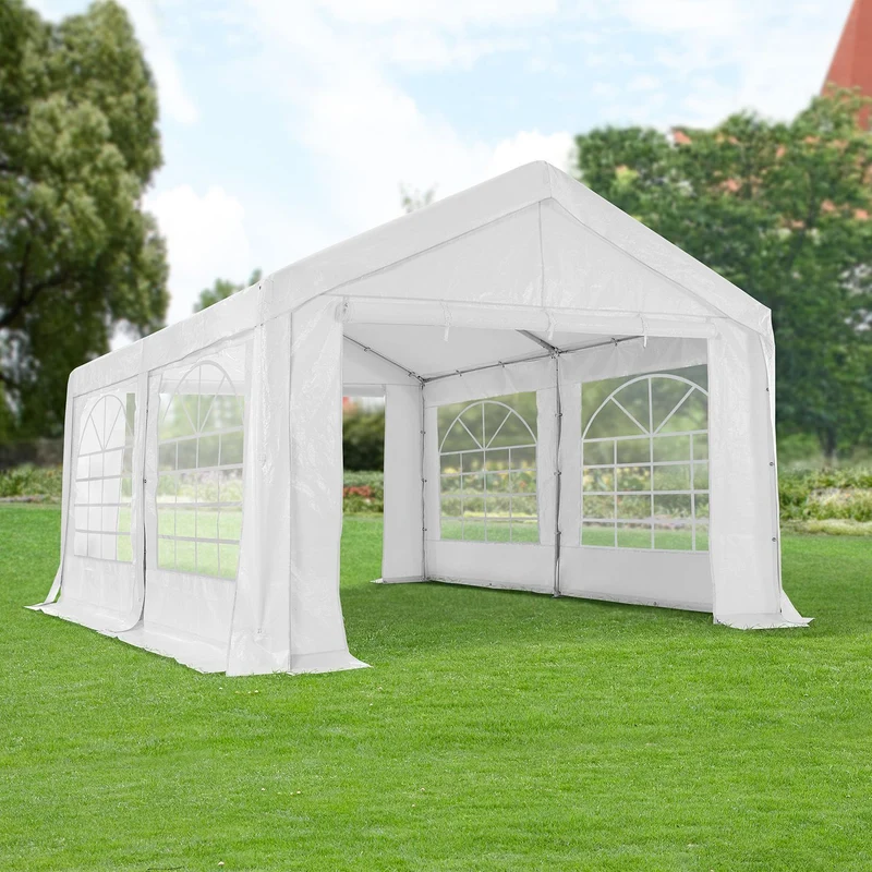 Tente de réception Gala – toile PE avec parois – 6 tailles