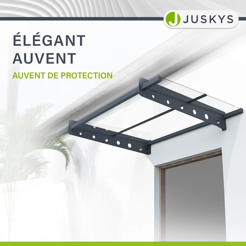 Auvent de porte Manila – 3 tailles
