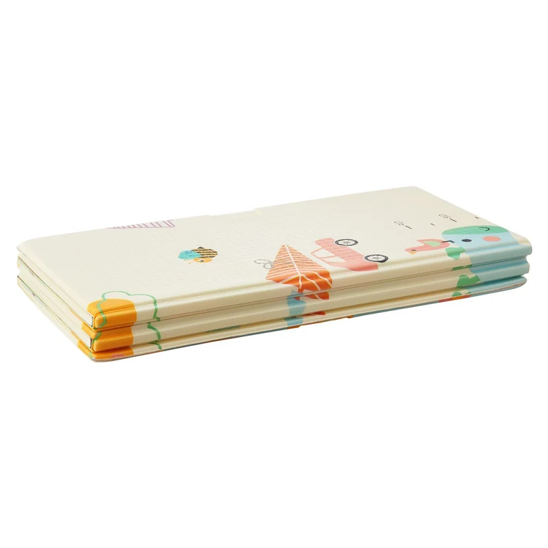 Tapis de jeu enfant 180 x 200 cm – réversible, motif animaux