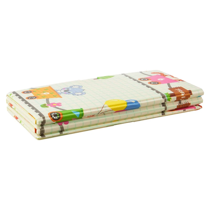 Tapis de jeu enfant 180 x 200 cm – réversible, motif animaux