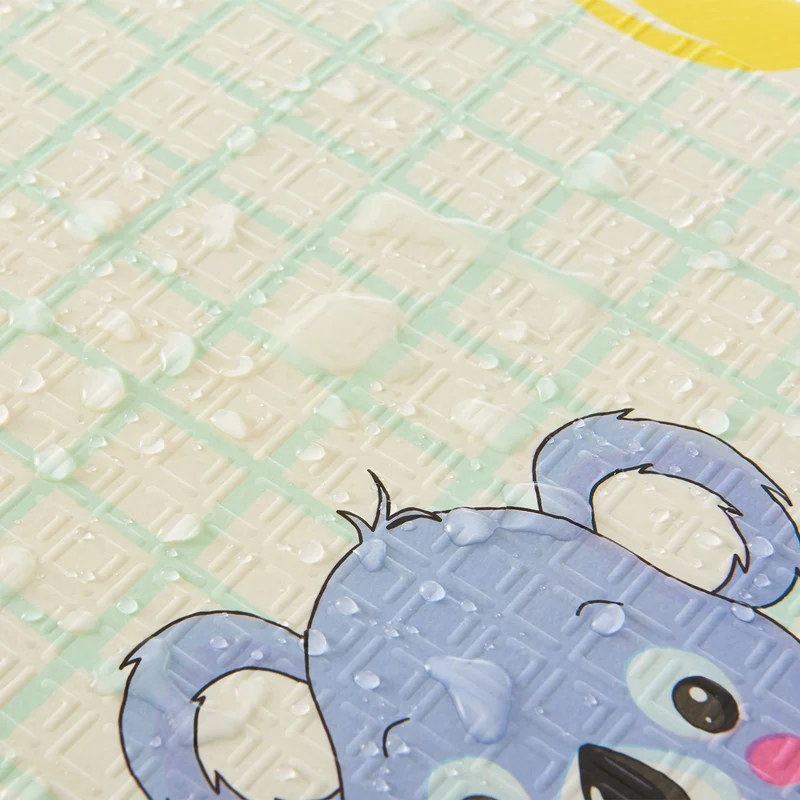 Tapis de jeu enfant 180 x 200 cm – réversible, motif animaux