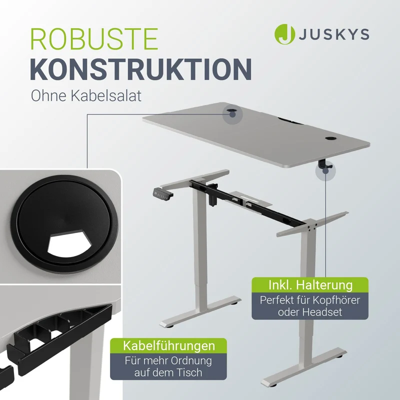 Bureau assis-debout électrique Office Stand – 2 coloris