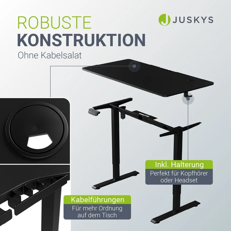 Bureau assis-debout électrique Office Stand – 2 coloris