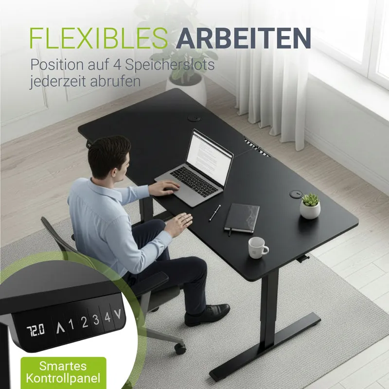 Bureau assis-debout électrique Office Stand – 2 coloris