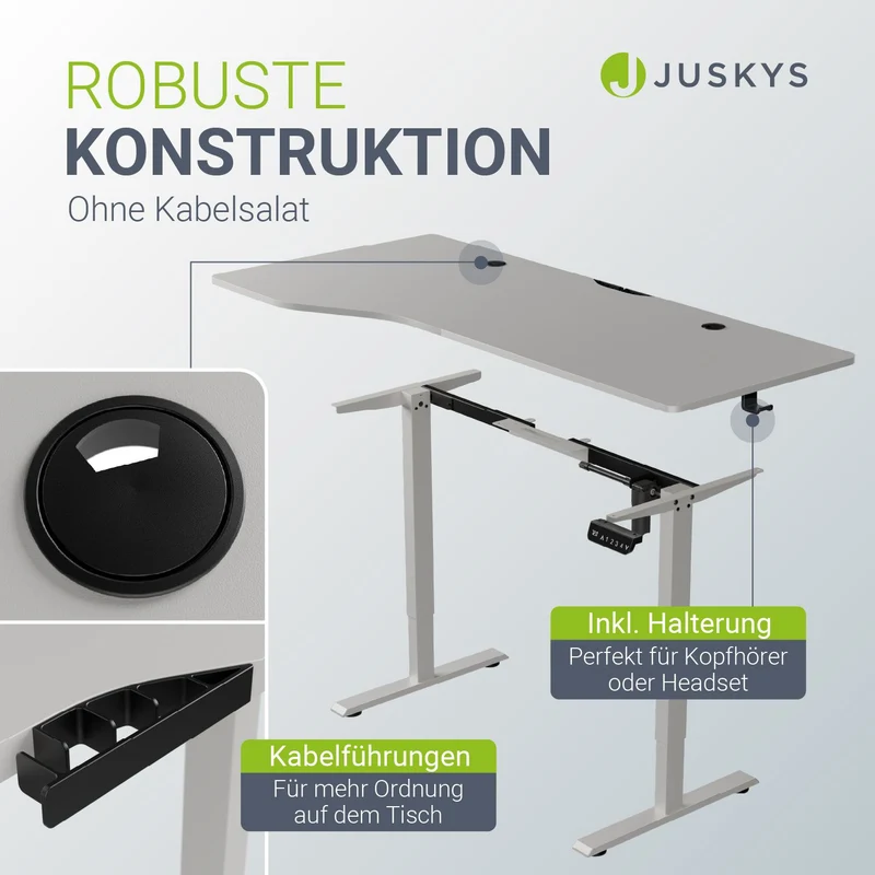 Bureau assis-debout électrique Office Stand – 2 coloris