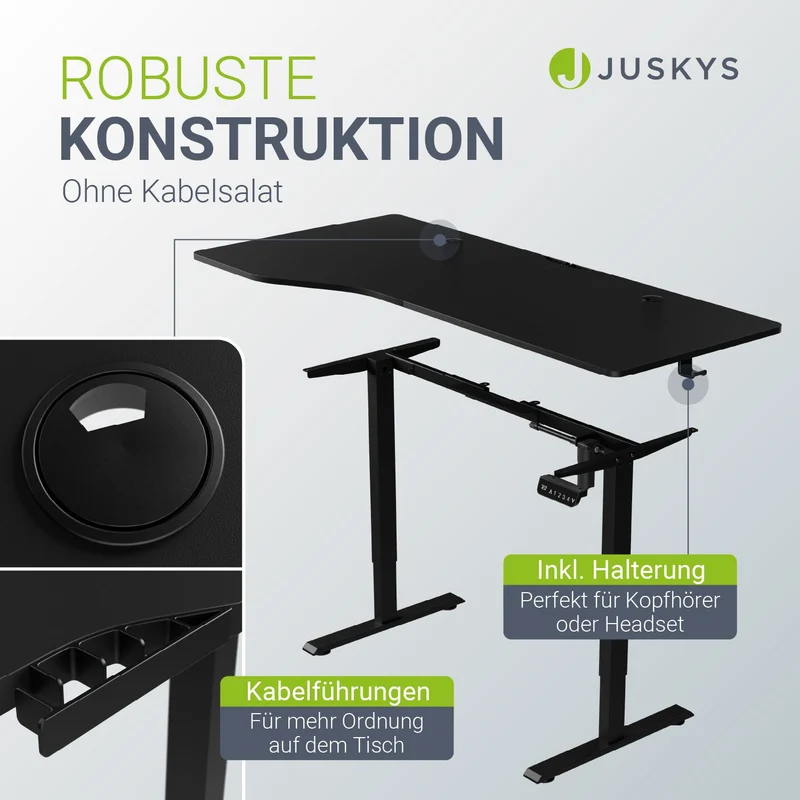 Bureau assis-debout électrique Office Stand – 2 coloris