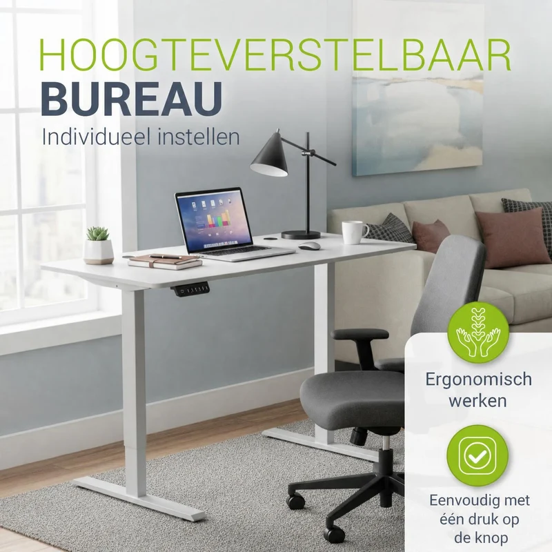 Bureau assis-debout électrique Office Stand – 2 coloris