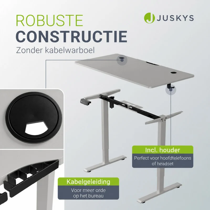 Bureau assis-debout électrique Office Stand – 2 coloris