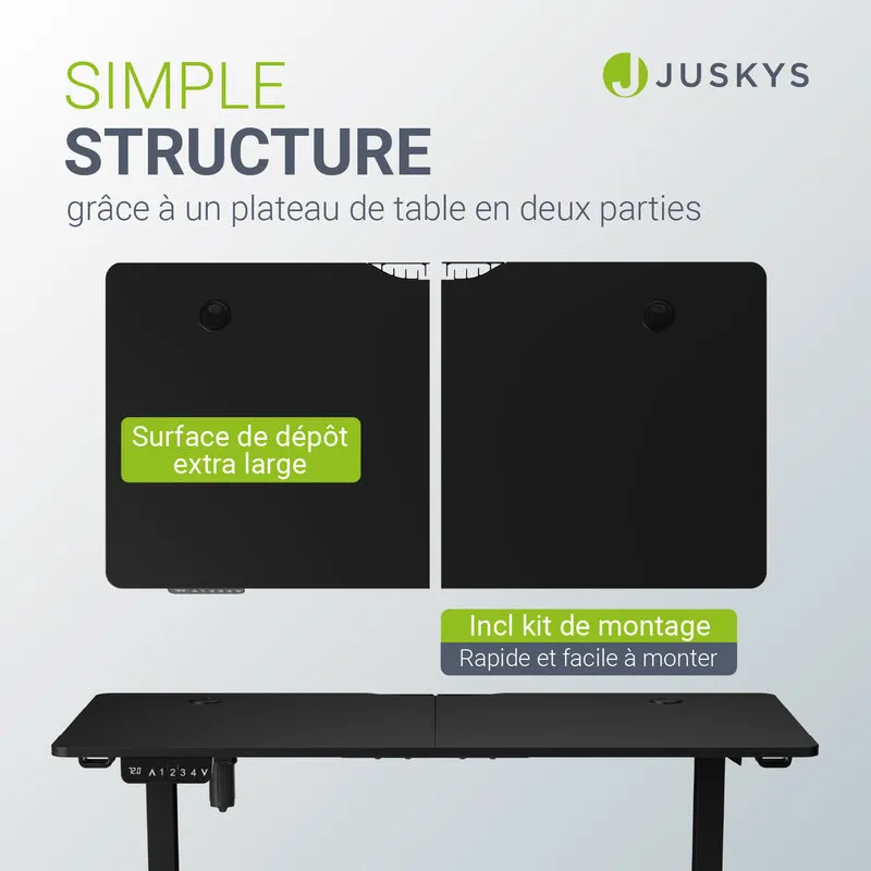 Bureau assis-debout électrique Office Stand – 2 coloris