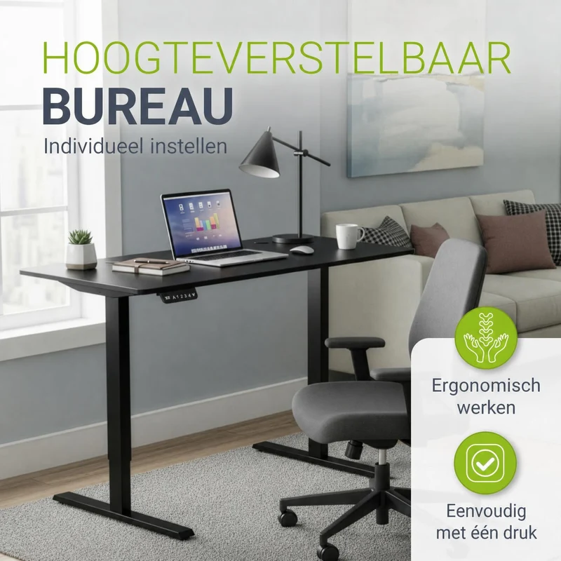 Bureau assis-debout électrique Office Stand – 2 coloris