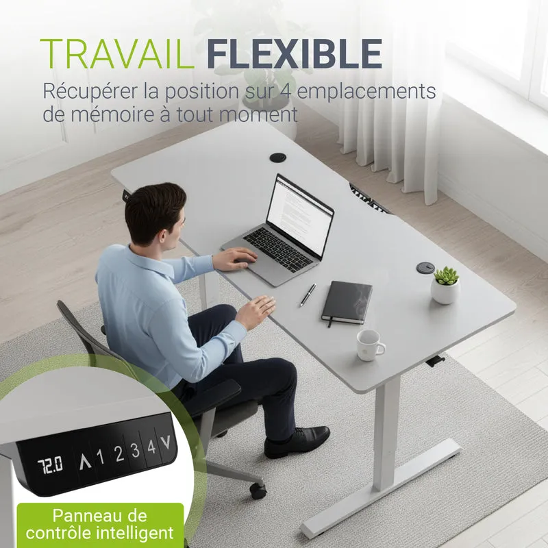 Bureau assis-debout électrique Office Stand – 2 coloris