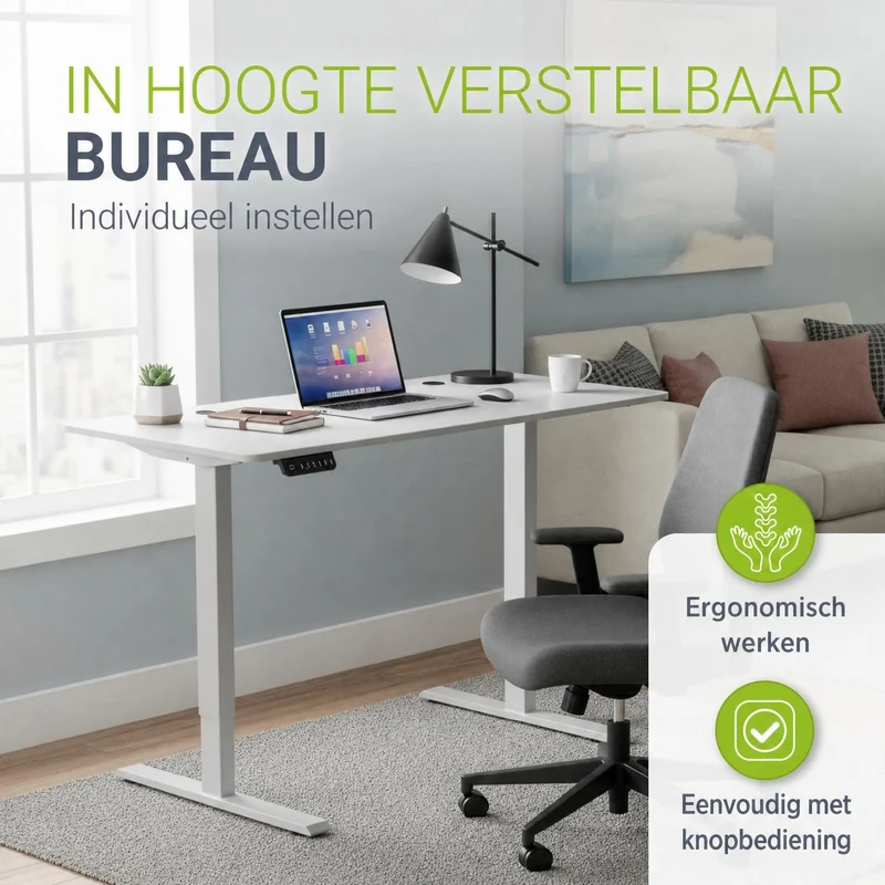 Bureau assis-debout électrique Office Stand – 2 coloris