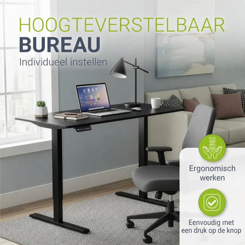 Bureau assis-debout électrique Office Stand – 2 coloris