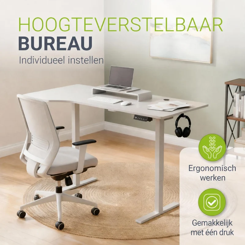 Bureau assis-debout électrique Office Stand – 2 coloris