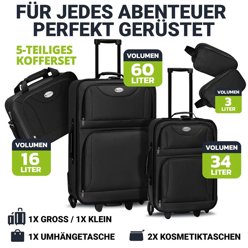 Ensemble de valises à roulettes de voyage Athènes