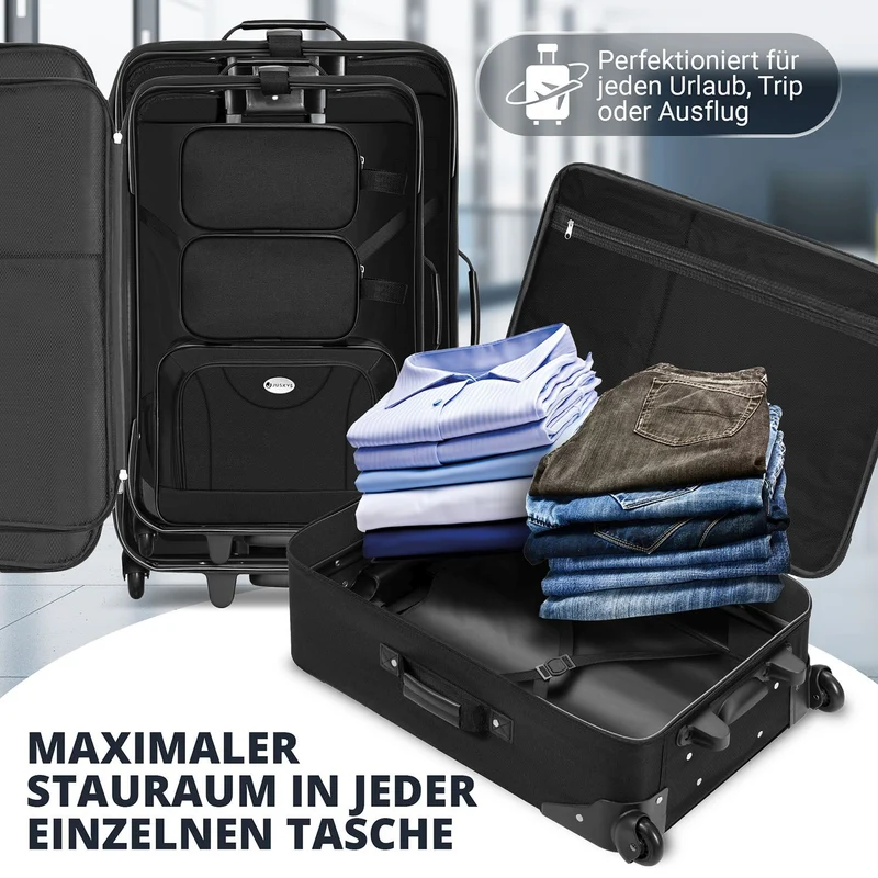 Ensemble de valises à roulettes de voyage Athènes