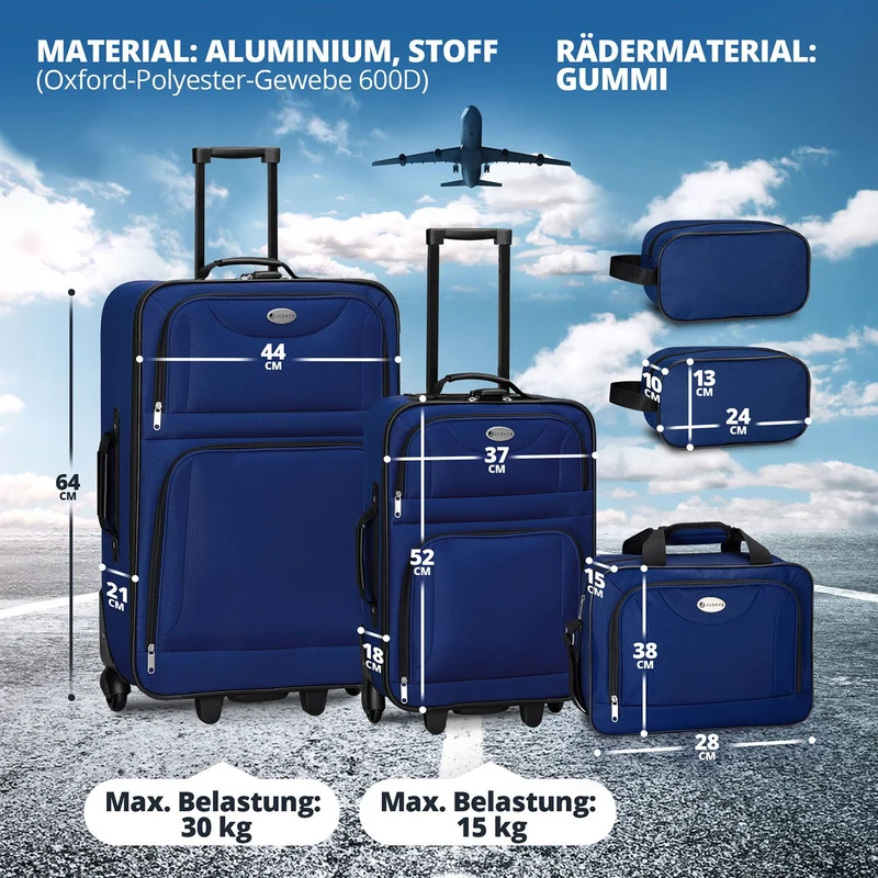 Ensemble de valises à roulettes de voyage Athènes