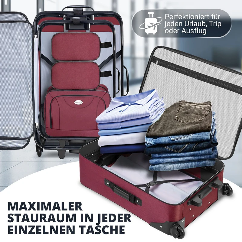 Ensemble de valises à roulettes de voyage Athènes