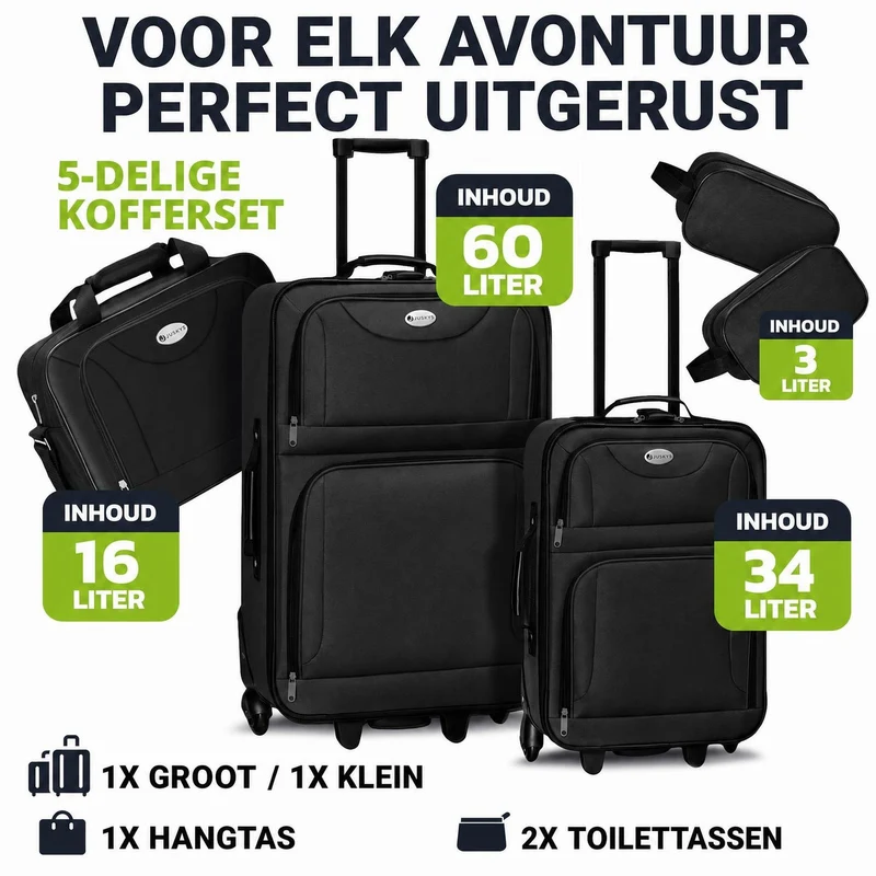 Ensemble de valises à roulettes de voyage Athènes