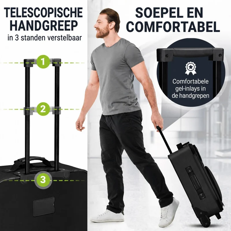 Ensemble de valises à roulettes de voyage Athènes