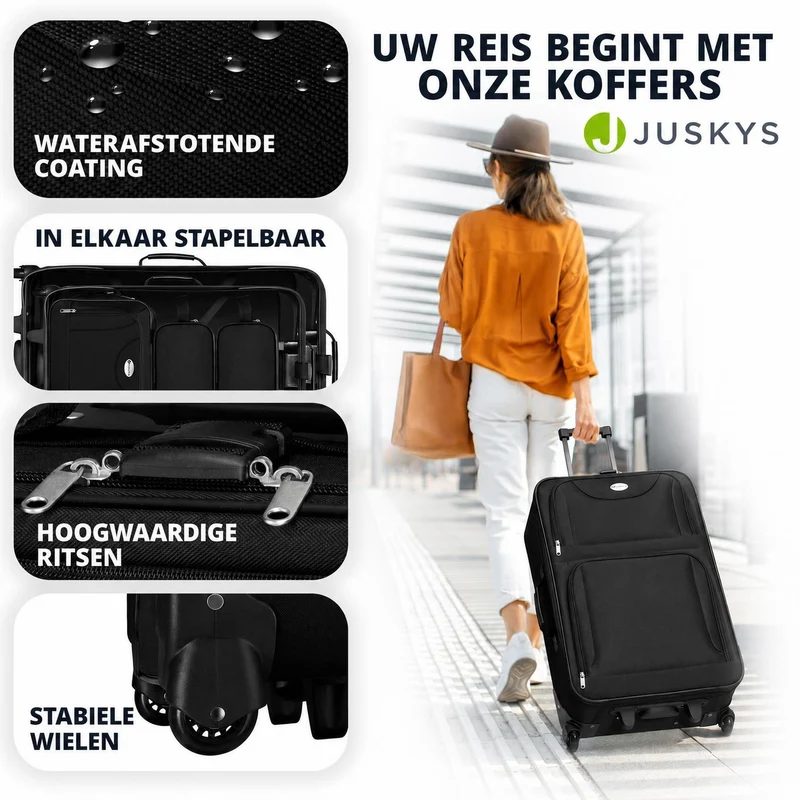 Ensemble de valises à roulettes de voyage Athènes