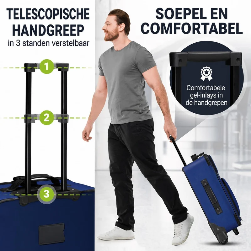 Ensemble de valises à roulettes de voyage Athènes