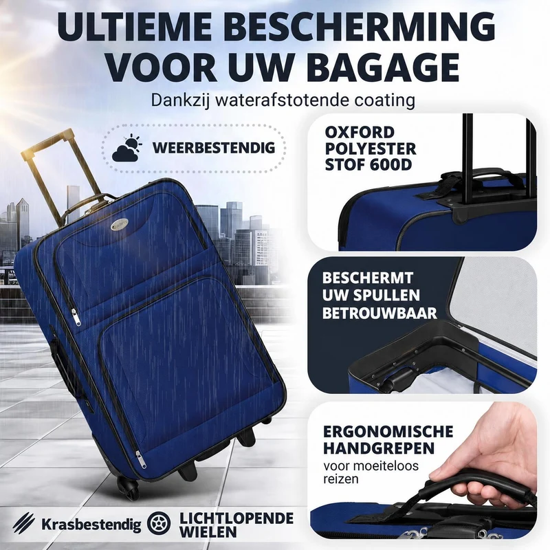 Ensemble de valises à roulettes de voyage Athènes