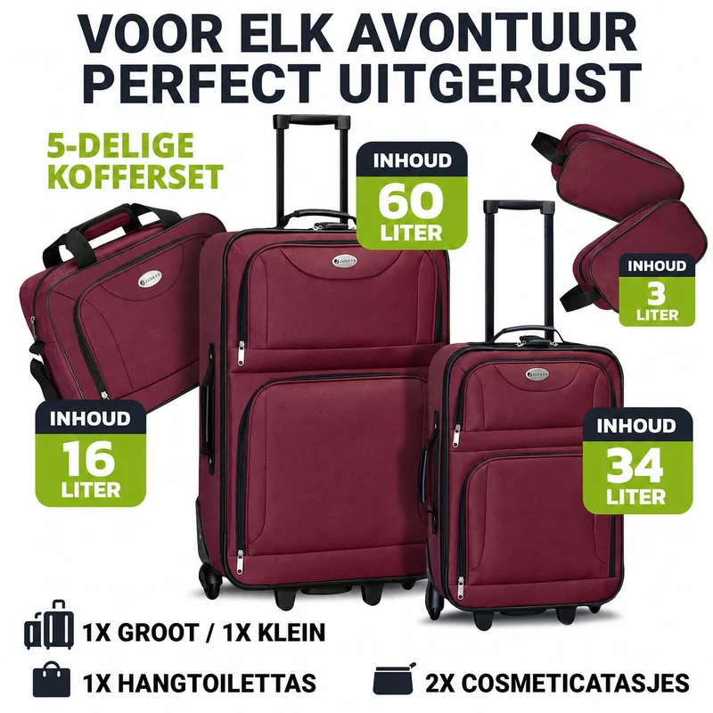 Ensemble de valises à roulettes de voyage Athènes