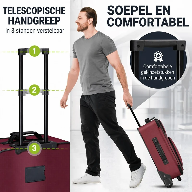Ensemble de valises à roulettes de voyage Athènes