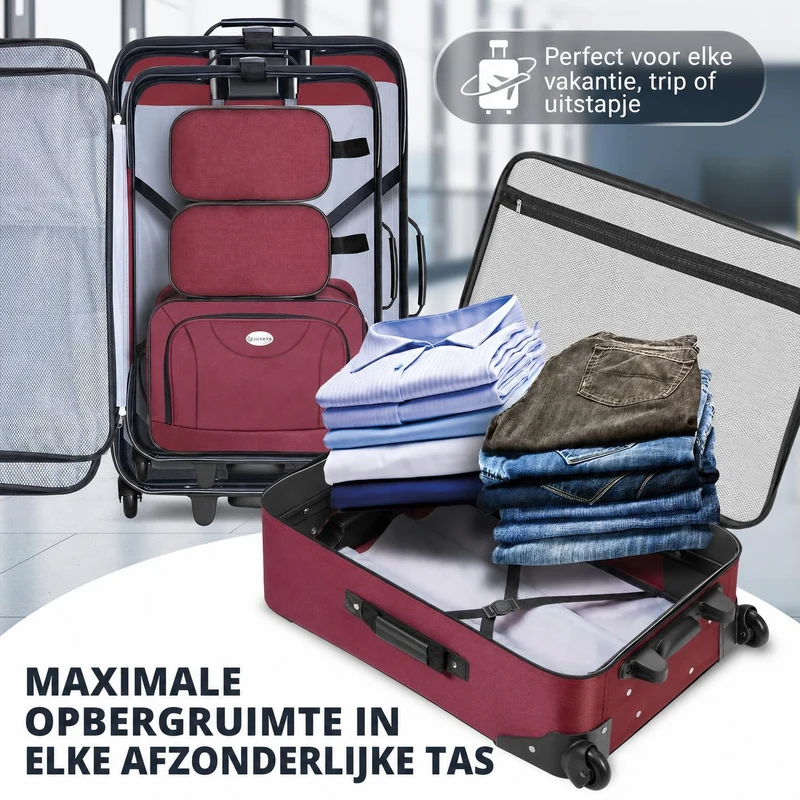 Ensemble de valises à roulettes de voyage Athènes