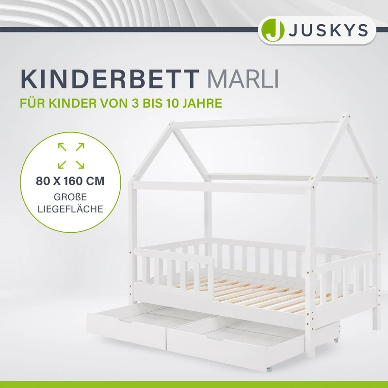 Lit enfant Marli 80 x 160 cm avec sommier