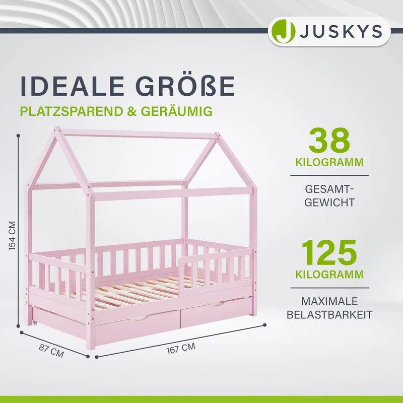 Lit enfant Marli 80 x 160 cm avec sommier