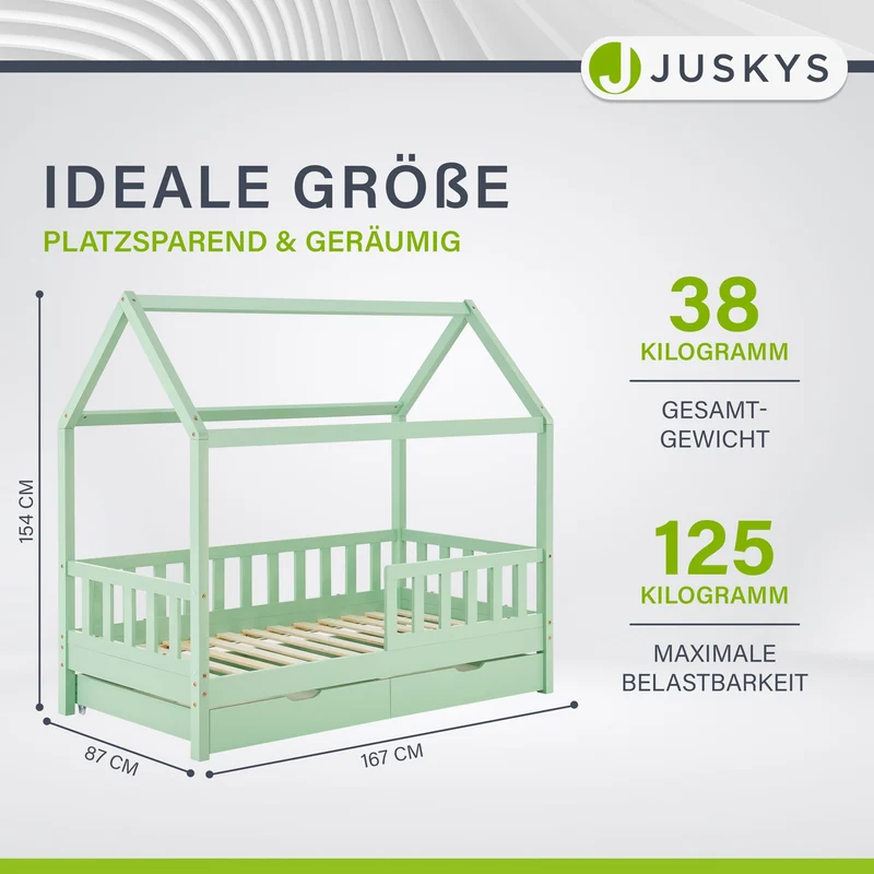 Lit enfant Marli 80 x 160 cm avec sommier