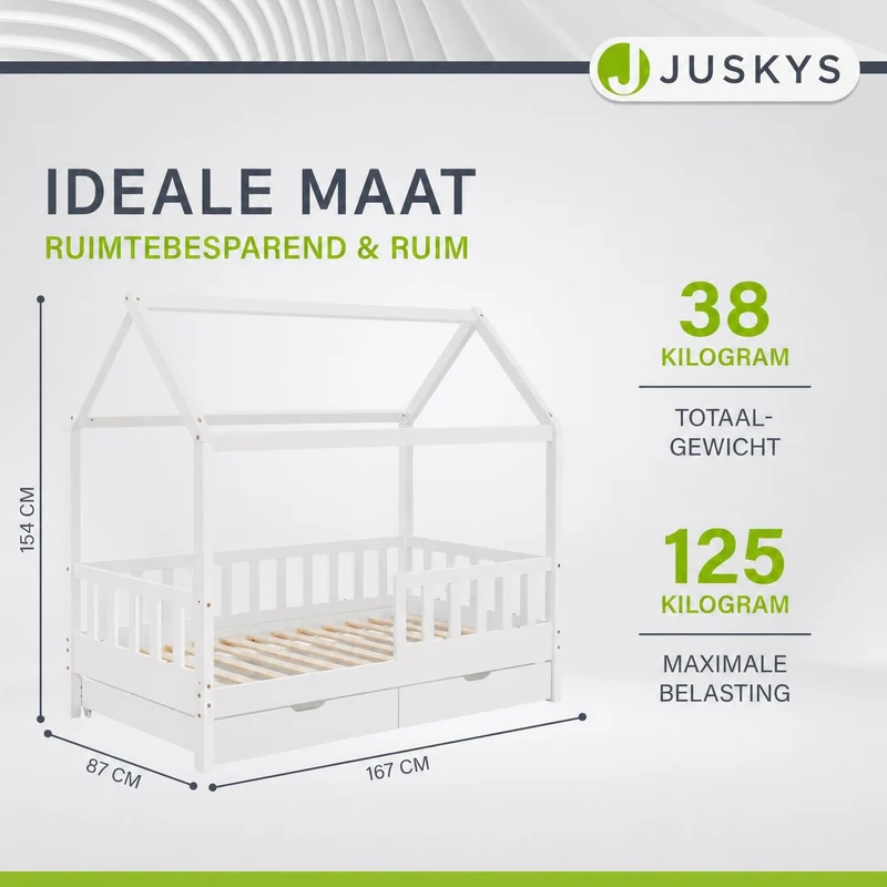 Lit enfant Marli 80 x 160 cm avec sommier
