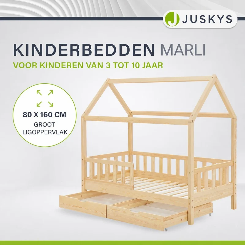 Lit enfant Marli 80 x 160 cm avec sommier