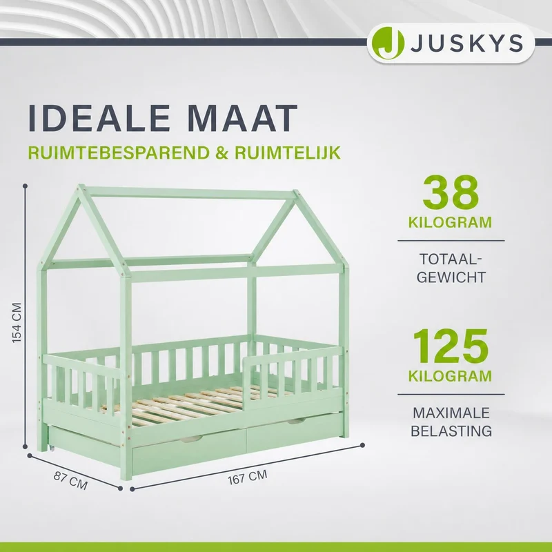 Lit enfant Marli 80 x 160 cm avec sommier