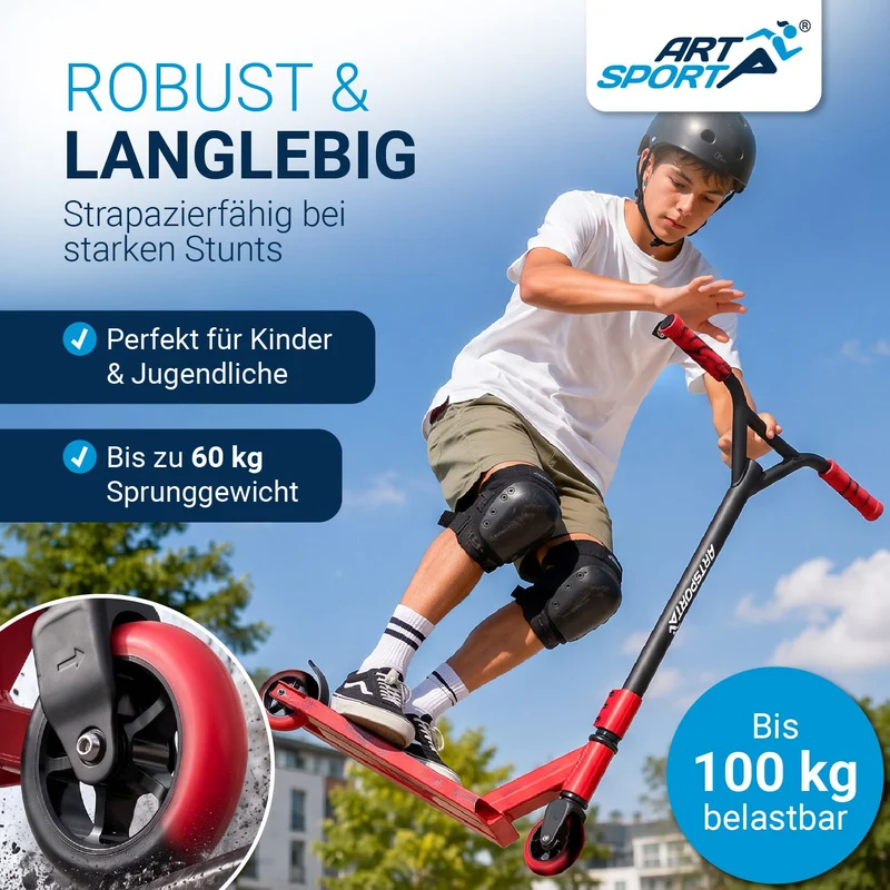 Trottinette freestyle enfant – dès 6 ans
