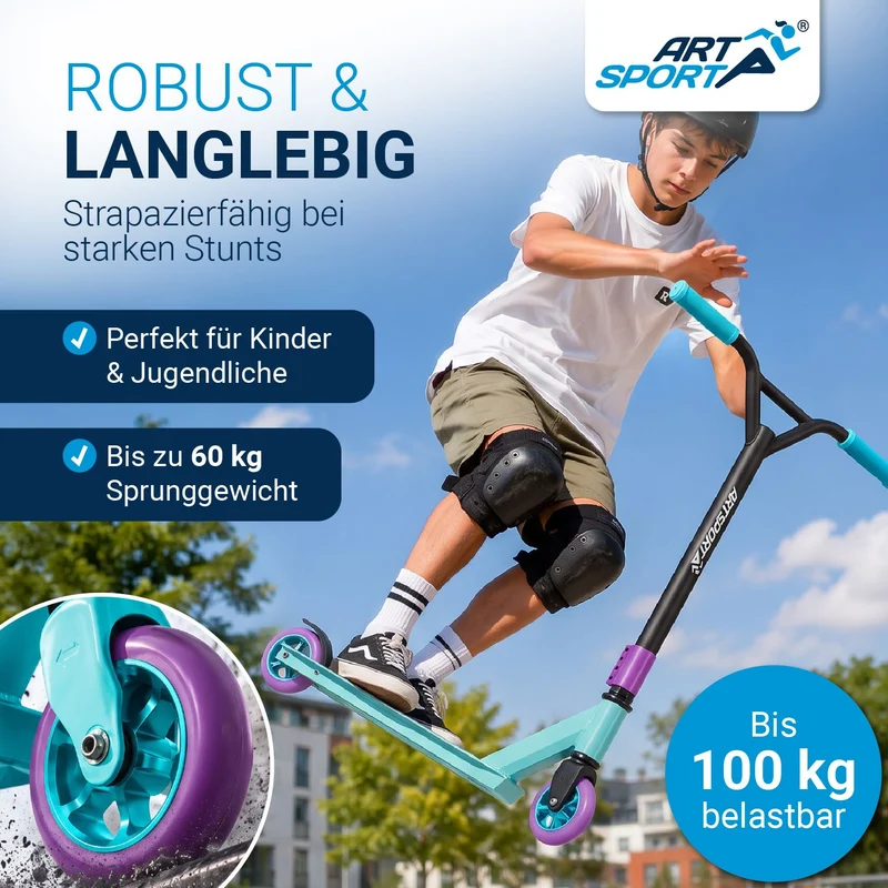 Trottinette freestyle enfant – dès 6 ans
