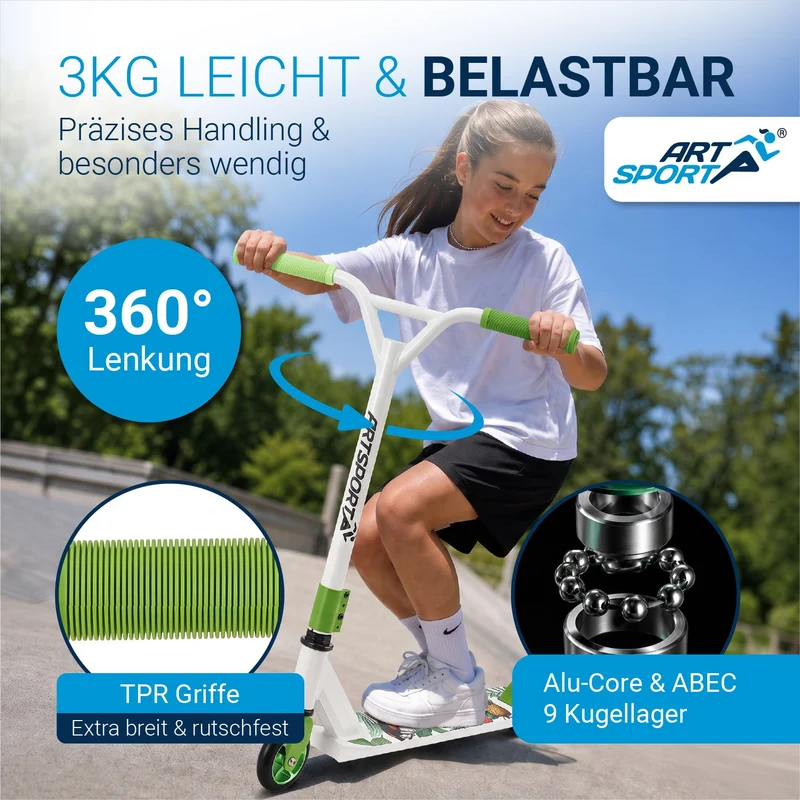 Trottinette freestyle enfant – dès 6 ans