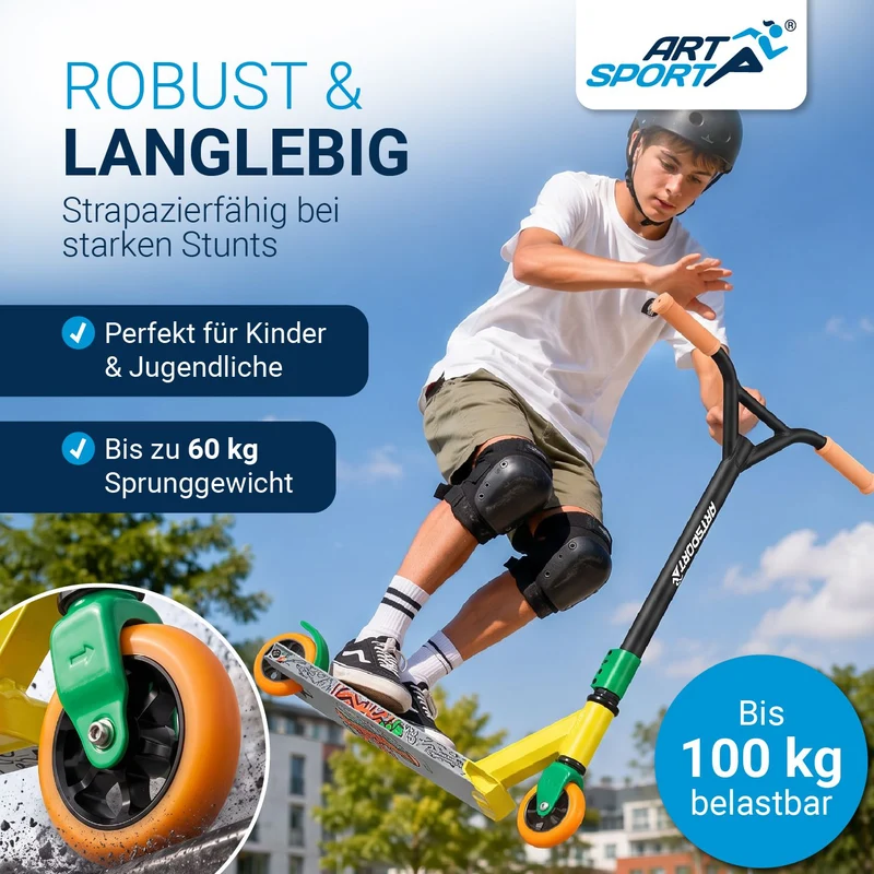 Trottinette freestyle enfant – dès 6 ans