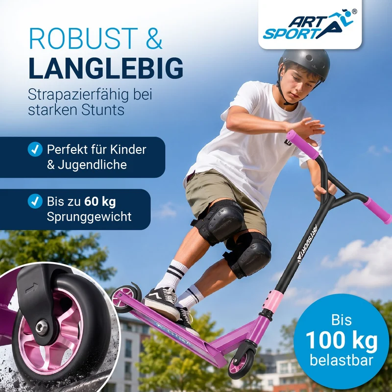 Trottinette freestyle enfant – dès 6 ans