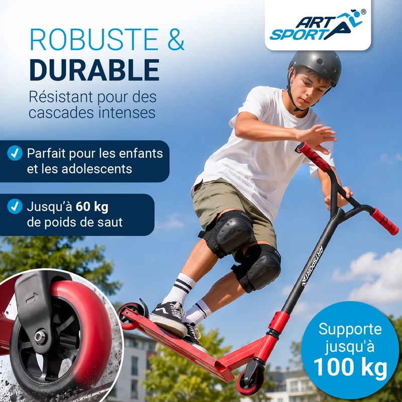 Trottinette freestyle enfant – dès 6 ans