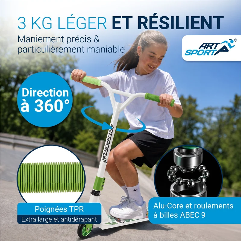 Trottinette freestyle enfant – dès 6 ans