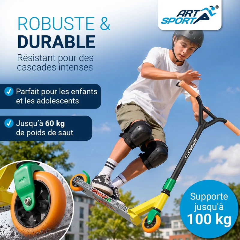 Trottinette freestyle enfant – dès 6 ans