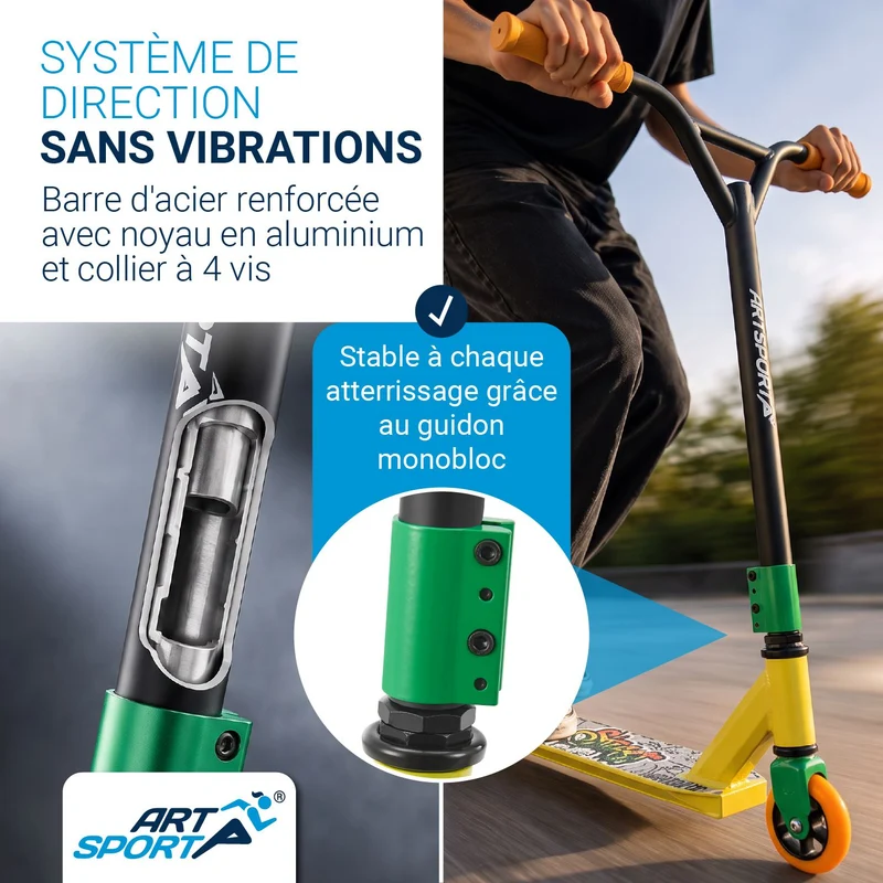 Trottinette freestyle enfant – dès 6 ans