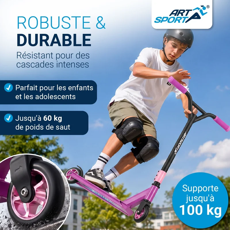 Trottinette freestyle enfant – dès 6 ans