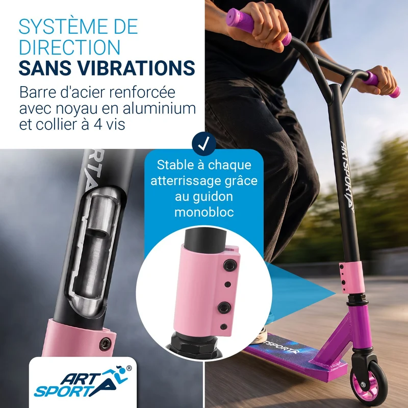 Trottinette freestyle enfant – dès 6 ans