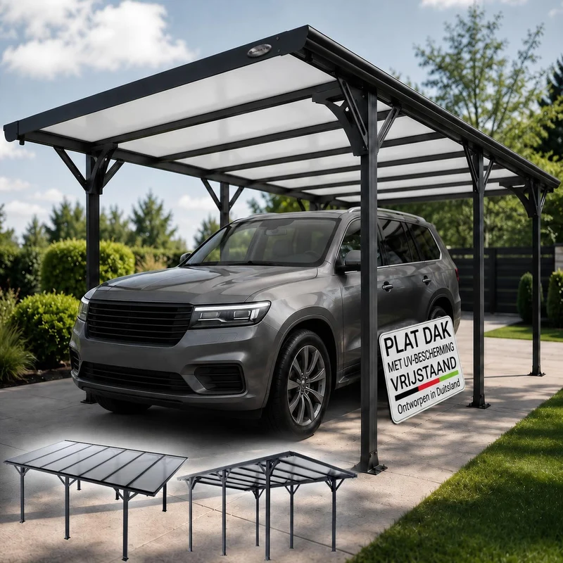 Carport 5x3 m - différents modèles